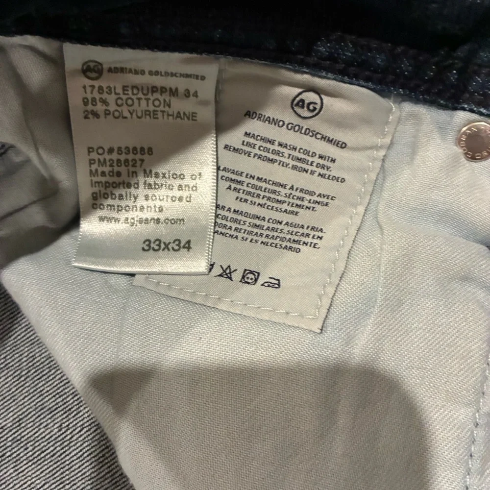 Adriano Goldschmied Jeans Men's 33x34 Tellis Modern Slim LIKE NEW!